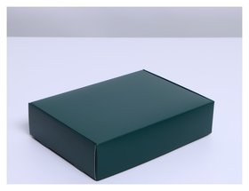 Коробка складная «Изумрудная», 21 х 15 х 5 см Дарите счастье