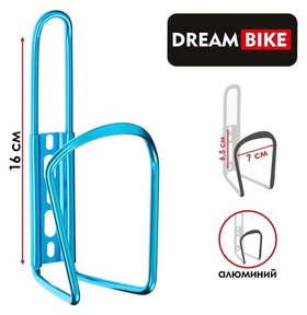 Флягодержатель Dream Bike, алюминий, цвет синий (Без крепёжных болтов) Dream Bike