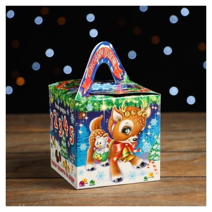 

Подарочная коробка "Искорка", кубик малый, с анимацией и игрой, 9 х 9 х 9 см, набор 10 шт.