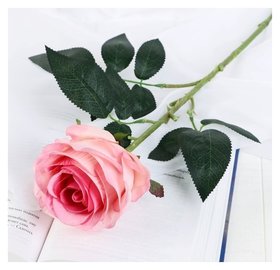 Цветок искусственный "Роза летисия" 7х64 см розовый 