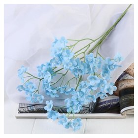 Цветы искусственные "Силена" 2х60 см, голубой 