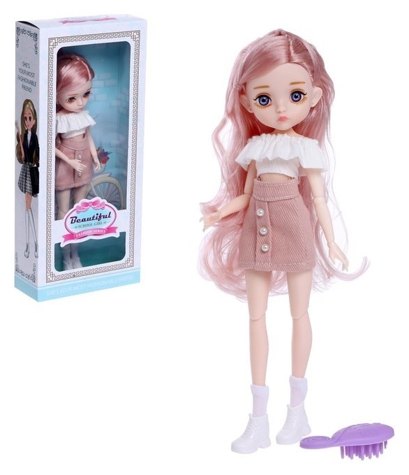 Кукла модная шарнирная «Алиса» в платье