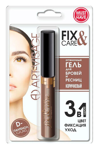 Гель для бровей и ресниц оттеночный Fix&Care отзывы