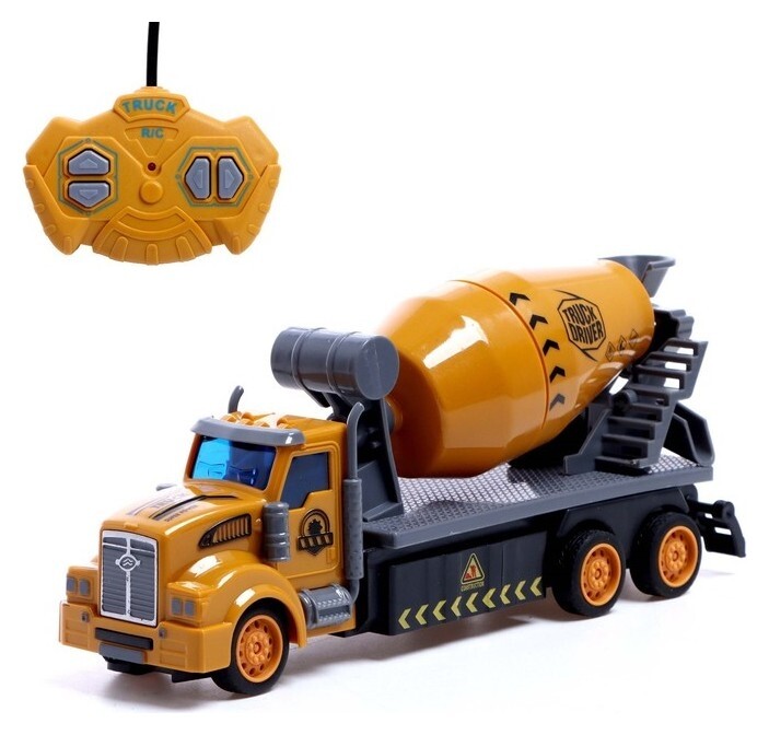 Грузовик радиоуправляемый «Бетон», работает от батареек  