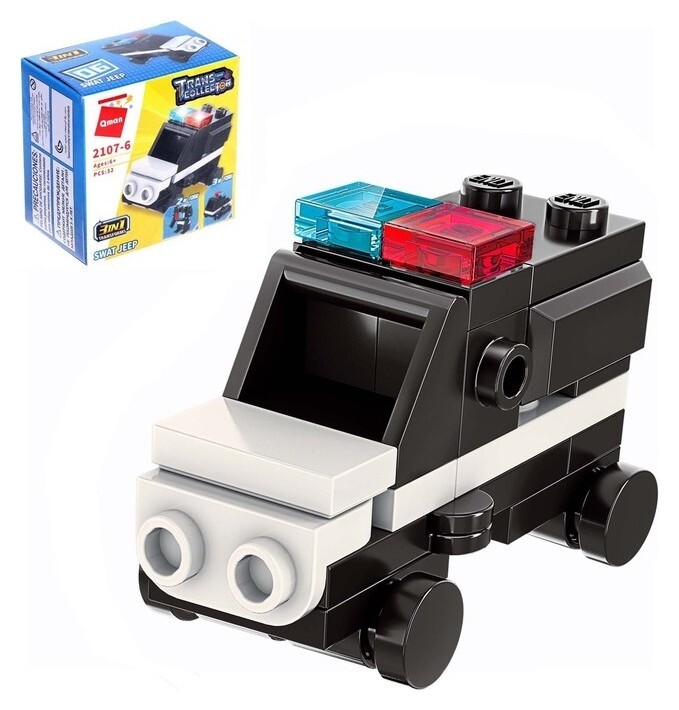 Конструктор «Транспорт», 10 видов  Enlighten Brick (Qman)