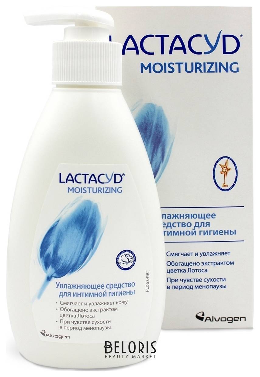 Увлажняющее средство гель для интимной гигиены pH 5.2 Lactacyd Moisturizing
