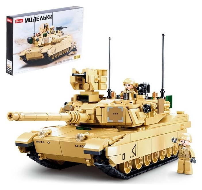 

Конструктор модельки «Brown M1a2 Abrams», 781 деталь