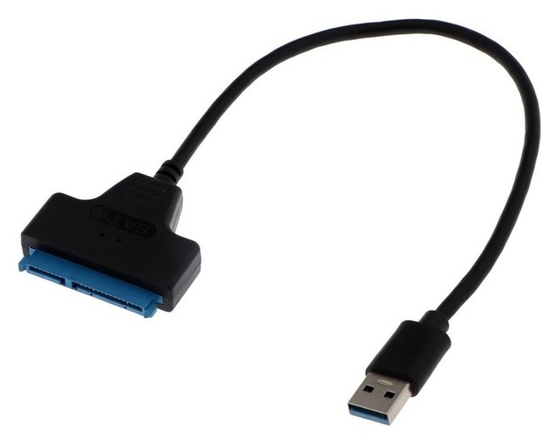 Переходник для Sata, подключение жестких дисков к USB 3.0, черный