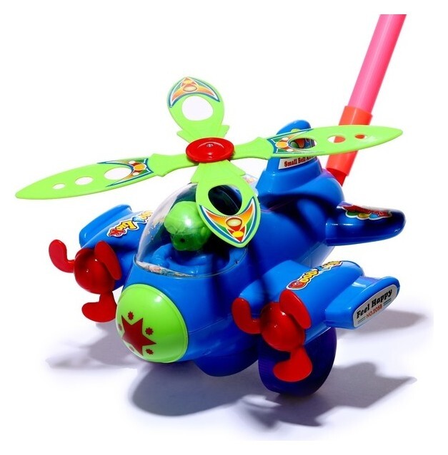 Каталка на палочке «Самолётик»  