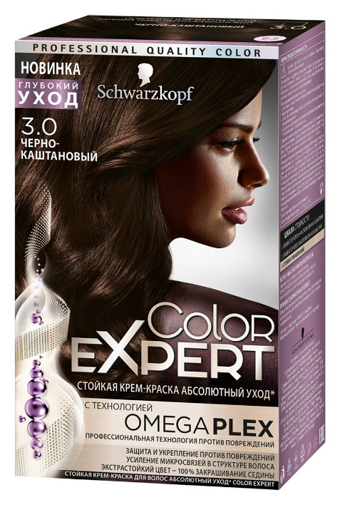Тон 3.0 Черно-каштановый  Schwarzkopf Professional