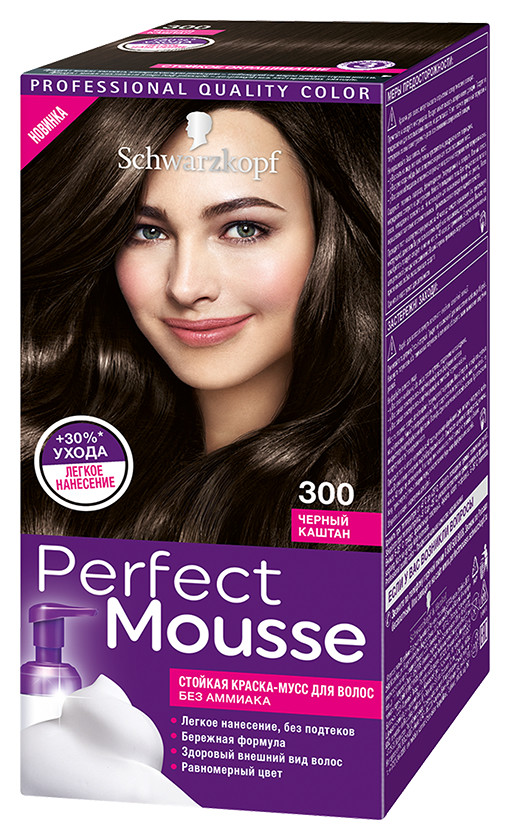 Тон 300 Черный каштан  Schwarzkopf Professional