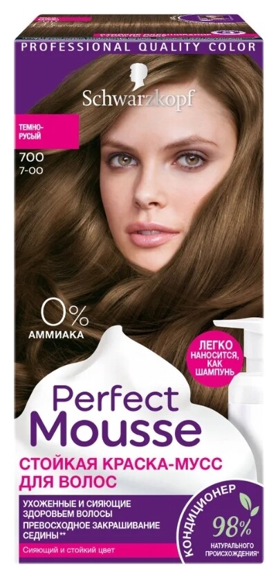 Тон 700 Тёмно-русый  Schwarzkopf Professional