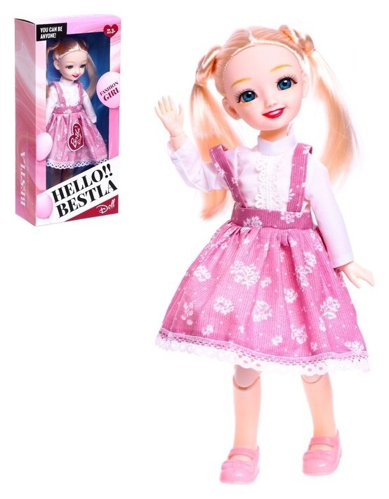 Кукла шарнирная «Соня» в сарафане 