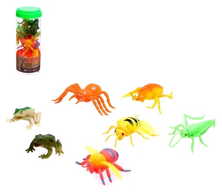 Набор животных «Насекомые и лягушки»  