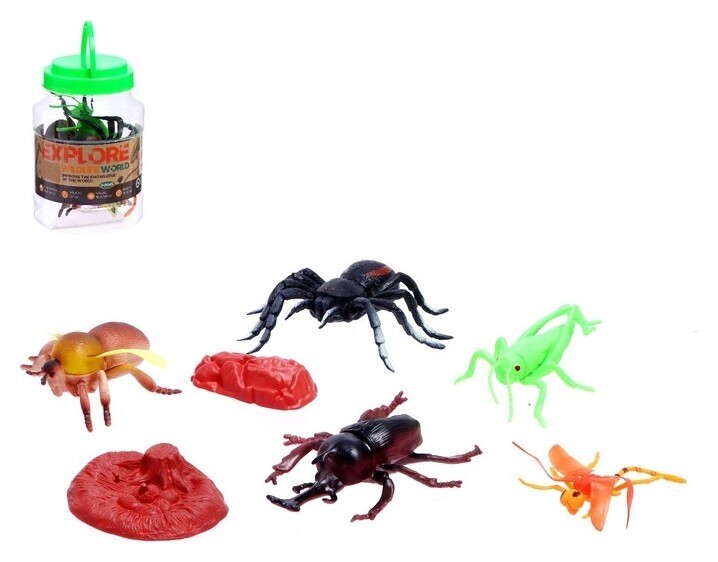 Набор животных «Жуки и пауки»  