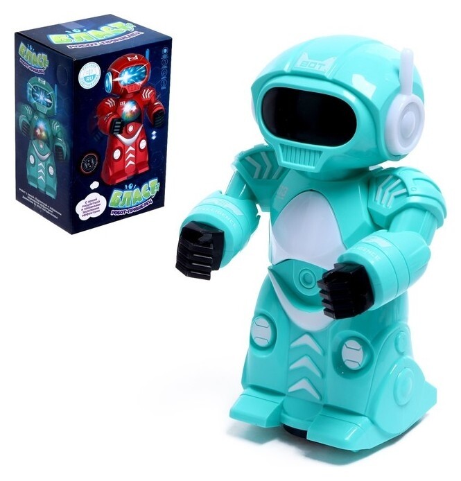 Робот-пришелец «Бласт», русское озвучивание, световые эффекты  Zhorya