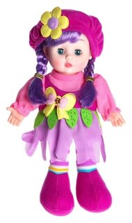 Кукла мягконабивная «Малышка кэтти» 31 см, со звуком, в платье 