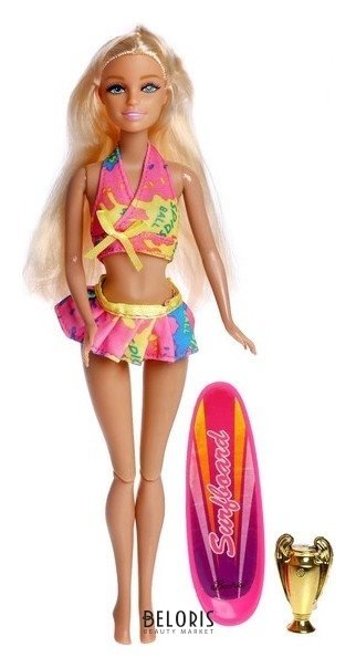 Кукла-модель «Ксения на отдыхе» шарнирная, с аксессуарами NNB