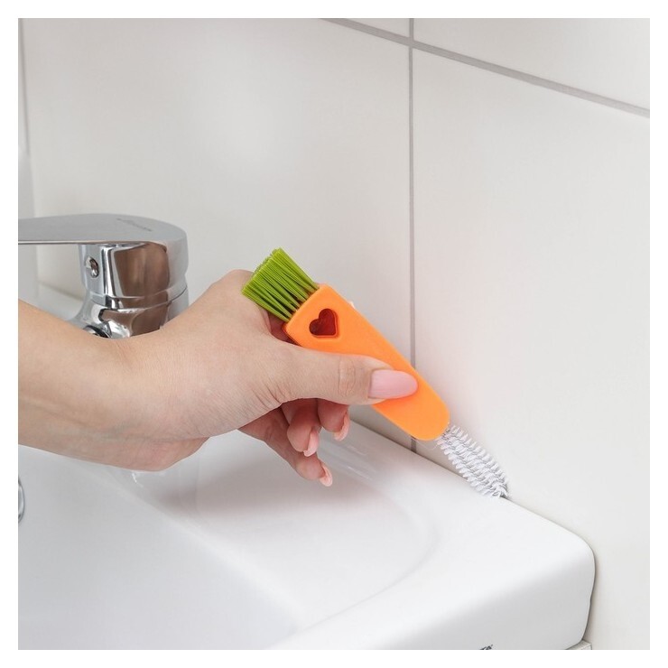 Щётка универсальная, 3 щётки в одном корпусе, 13 см отзывы