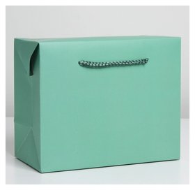 Пакет—коробка «Тиффани», 28 × 20 × 13 см Дарите счастье