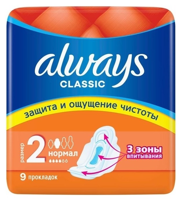 Прокладки гигиенические Classic Normal Dry  Always