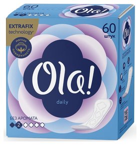 Прокладки ежедневные без аромата Daily Ola!