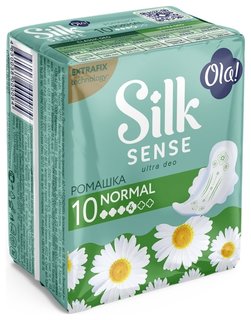 Прокладки гигиенические Ромашка Silk Sense Ultra Normal Ola!