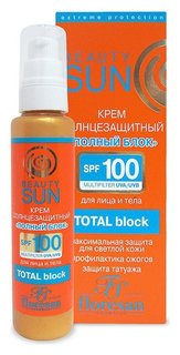 Крем солнцезащитный Полный блок SPF 100 Флоресан (Floresan)