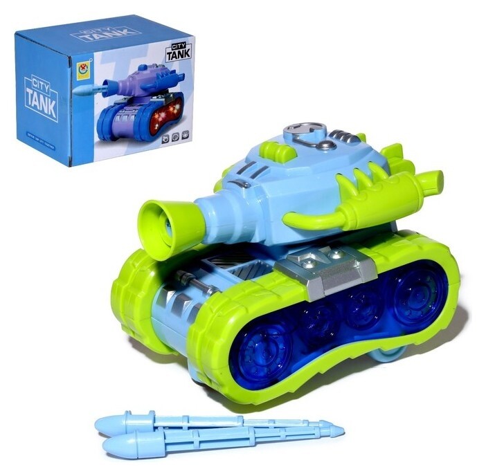 Танк «Разрушитель», стреляет, работает от батареек, световые и звуковые эффекты  