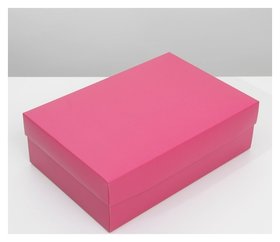 Коробка складная «Фуксия», 30 х 20 х 9 см Дарите счастье