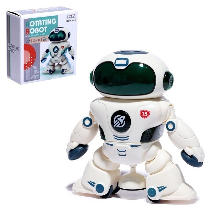 Робот «Космонавт», световые и звуковые эффекты, работает от батареек  