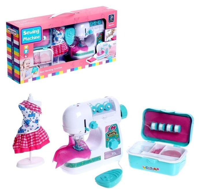 Швейная машинка «Рукодельница» с набором для дизайна одежды  