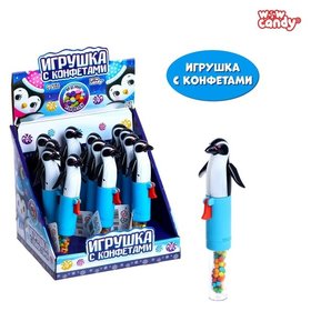 Набор «Пингвин», игрушка, конфетки WOW Candy