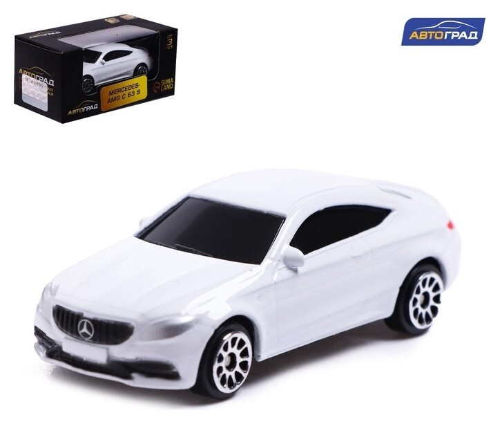 Машина металлическая Mercedes-amg C63 S Coupe, 1:64, цвет белый  Автоград