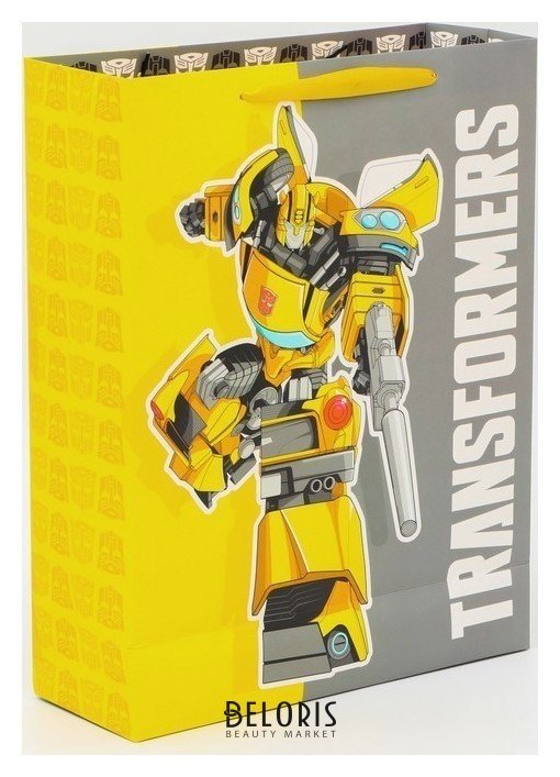 Пакет подарочный Transformers, трансформеры, 31х40х11,5 см Hasbro