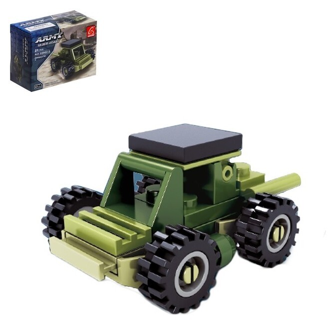 Конструктор армия «Вездеход», 21 деталь  Ausini