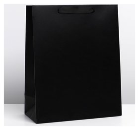Пакет ламинированный «Чёрный», L 31 × 40 × 14 см Дарите счастье