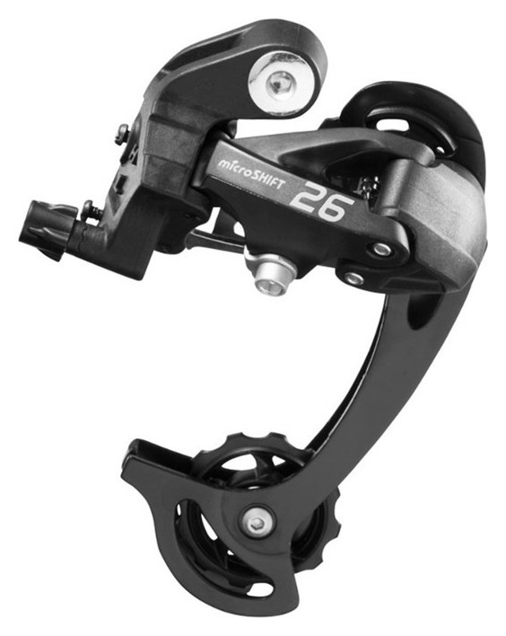 

Переключатель задний Microshift Rd-m26l 7-8 ск, под болт, длинная лапка