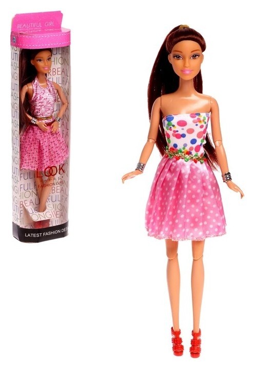 Кукла-модель шарнирная "Анна" в платье  