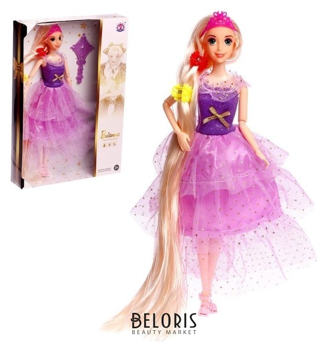 Кукла-модель Аннашарнирная, в пышном платье,с аксессуарами NNB