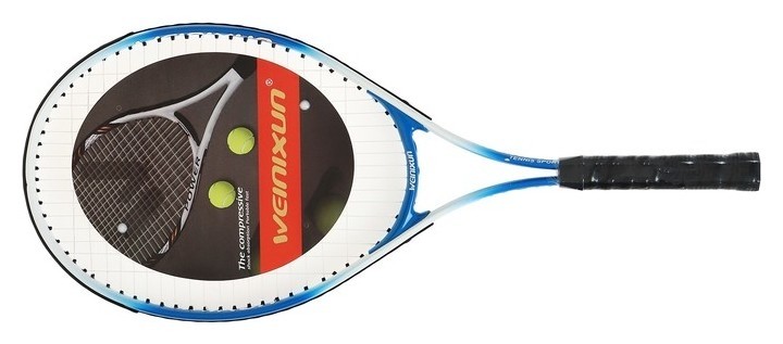 Ракетка для большого тенниса Boshika Pro-689 тренировочная, цвет синий