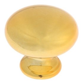 Ручка-кнопка Cappio, рк120, D=32 мм, пластик, цвет золото Cappio