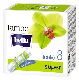 Тампоны гигиенические без аппликатора Premium Comfort Super Easy Twist Bella
