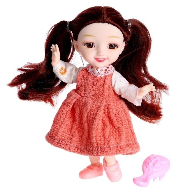 Кукла модная шарнирная «Лиза» с аксессуаром