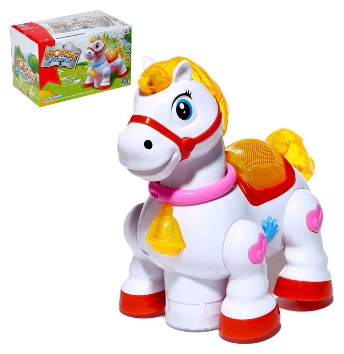 Игрушка музыкальная «Лошадка», световые и звуковые эффекты  