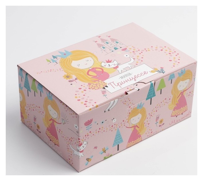 

Коробка‒пенал «Принцессе», 22 × 15 × 10 см