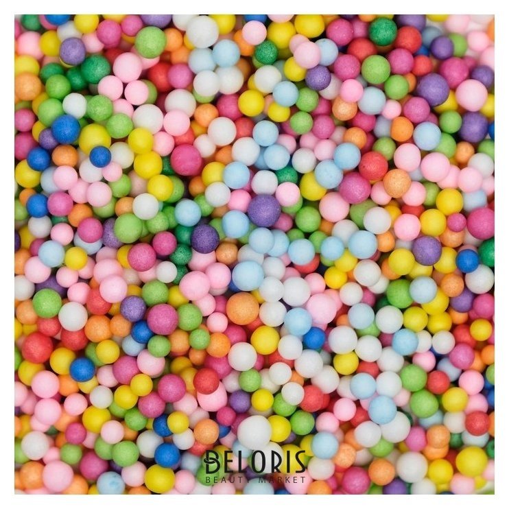 Наполнитель декоративный, Волшебные шарики разноцветные, 2-4мм, 5гр NNB