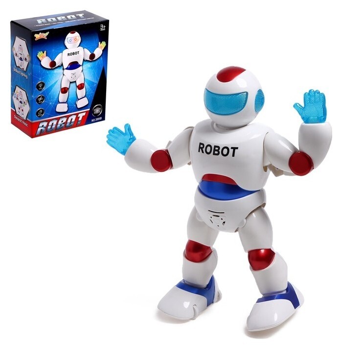 Робот «Танцор», световые и звуковые эффекты, работает от батареек  