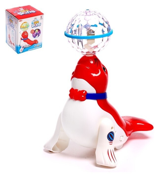 Игрушка музыкальная "Морской котик", световые и звуковые эффекты  