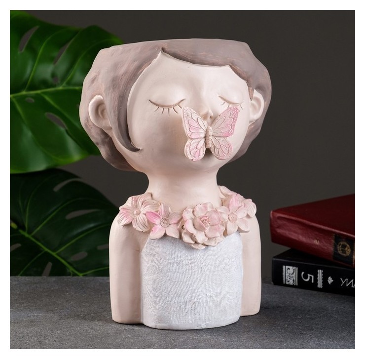 

Кашпо фигурное "Девочка с бабочкой" 27*19*17см